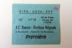 Kup UEFA 1985/86 | 06.11.1985. | Nant - Partizan 4:0