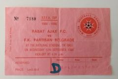 Kup UEFA 1984/85 | 12.09.1984. | Rabat Ajaks - Partizan 0:2