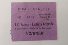 Kup UEFA 1985/86 | 06.11.1985. | Nant - Partizan 4:0