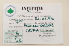 Kup UEFA 1996/97 | 20.08.1996. | Nacional Bukurešt - Partizan 1:0