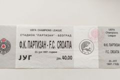 Liga Šampiona 1997/98 | 23.07.1997. | Partizan - Kroacija (Zagreb) 1:0