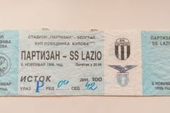 Kup pobednika kupova 1998/99 | 05.11.1998. | Partizan - Lacio 2:3