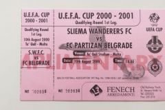 Kup UEFA 2000/01 | 10.08.2000. | Slijema - Partizan 2:1