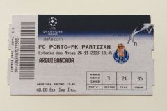 Liga šampiona | 26.11.2003. | Porto - Partizan 2:1