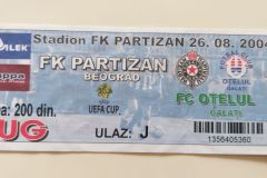 Liga Evrope | 26.08.2004. | Partizan - Otelul Galati 1:0