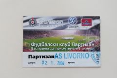 Liga Evrope | 02.11.2006. | Partizan - Livorno 1:1