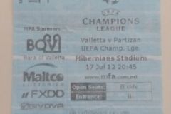 Liga šampiona | 17.07.2012. | Valeta - Partizan 1:4