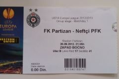 Liga Evrope | 20.09.2012. |  Partizan - Nefči 0:0