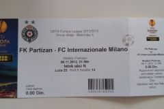 Liga Evrope | 08.11.2012. | Partizan - Inter 1:3