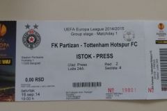 Liga Evrope | 18.09.2014. | Partizan - Totenhem 0:0