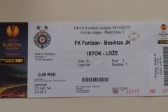 Liga Evrope | 23.10.2014. | Partizan - Bešiktaš 0:4