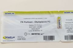 Liga šampiona | 25.07.2017. | Partizan - Olimpijakos 1:3